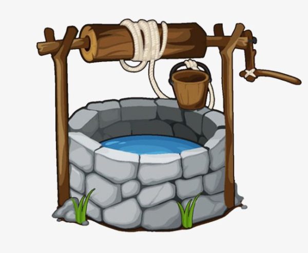 Why did the old man fall in the well?