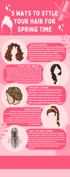 5 Ways To Style Your Hair For Spring Time