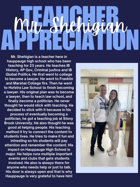 Teacher Appreciation: Mr. Sheigian